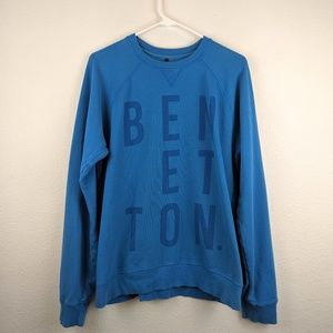 United Colors Of Benetton Stile Blue Sweatshirt